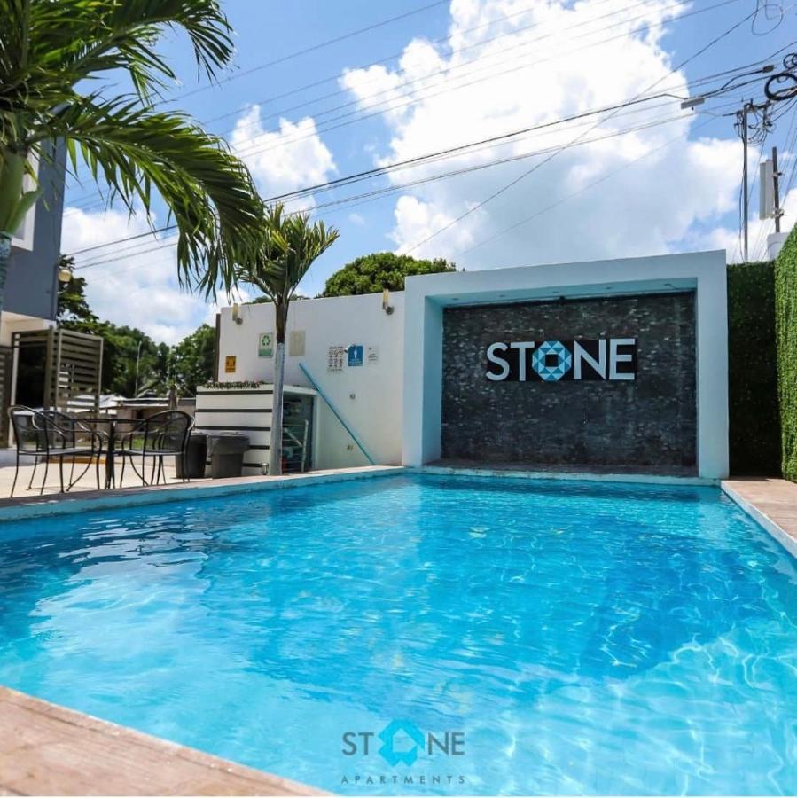 Stone Aparments Hotel Bacalar Buitenkant foto