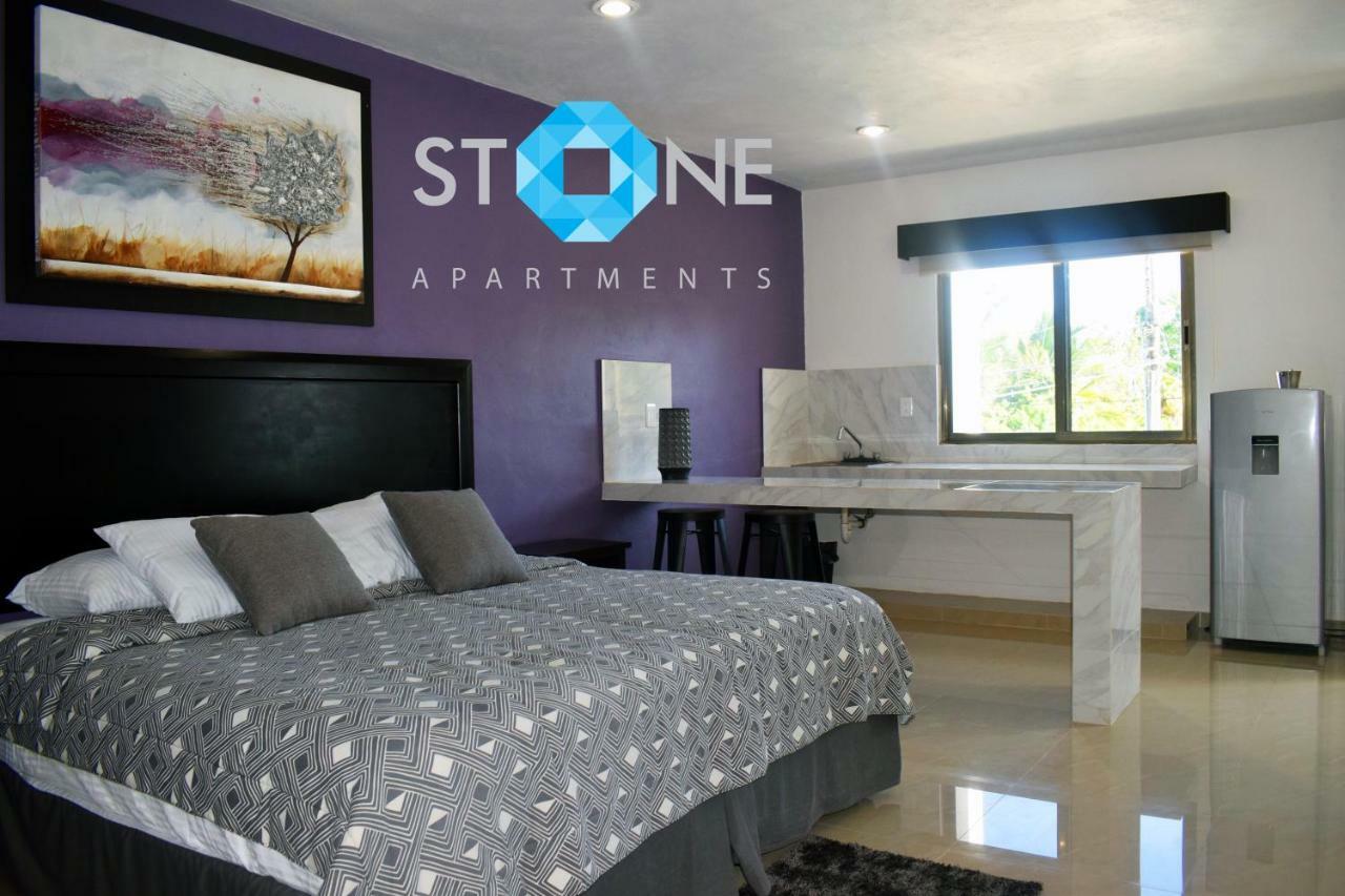 Stone Aparments Hotel Bacalar Buitenkant foto